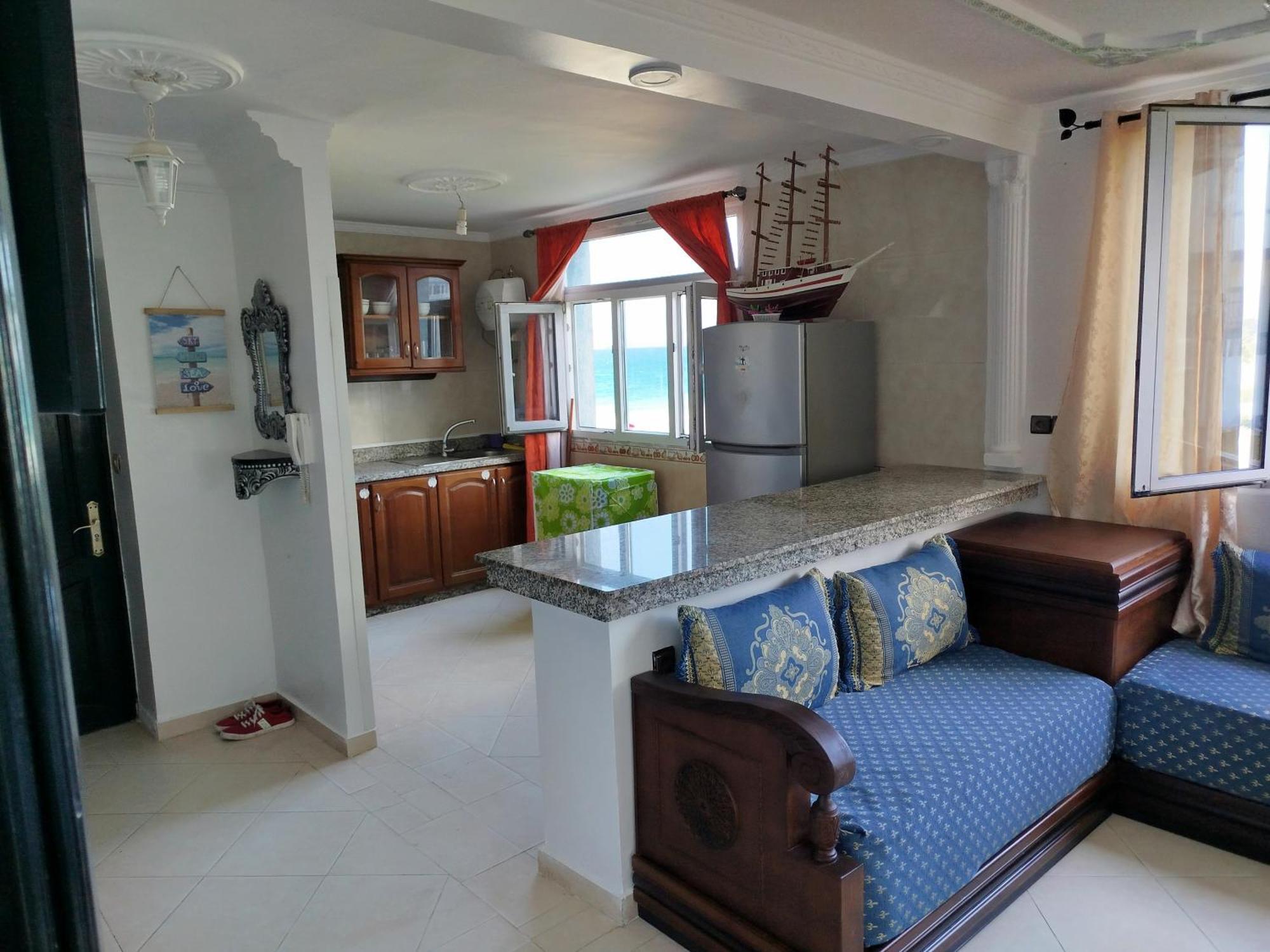 Apartment Corniche Ksar Sgher Ksar es Sghir Ngoại thất bức ảnh